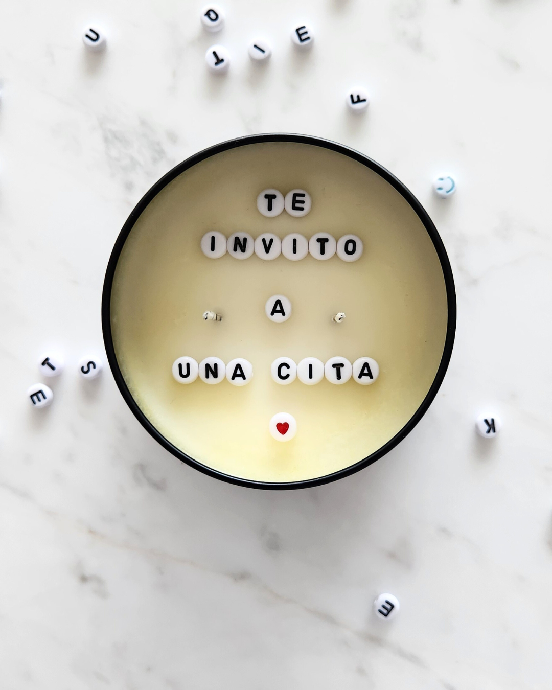 Vela con Mensaje Personalizado Oculto